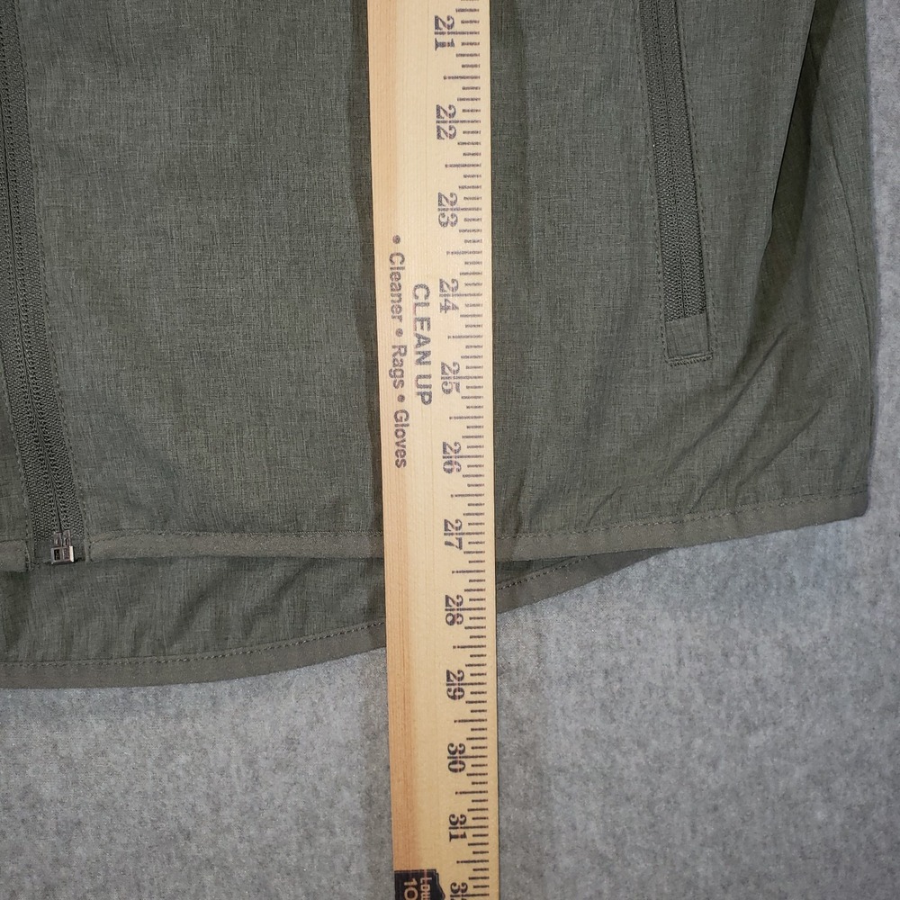 Vuori Outdoor Trainer Shell Jacket Mens Green Size L Hooded Lightweight V512 - Picture 5 of 10